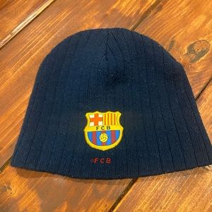 Barcelona CF soccer beanie
